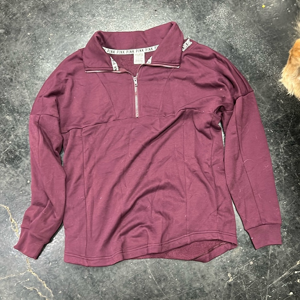pink pull over